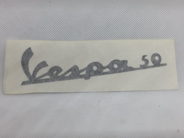 Schriftzug Vespa 50